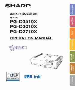 Sharp Projector PG-D3010X-page_pdf